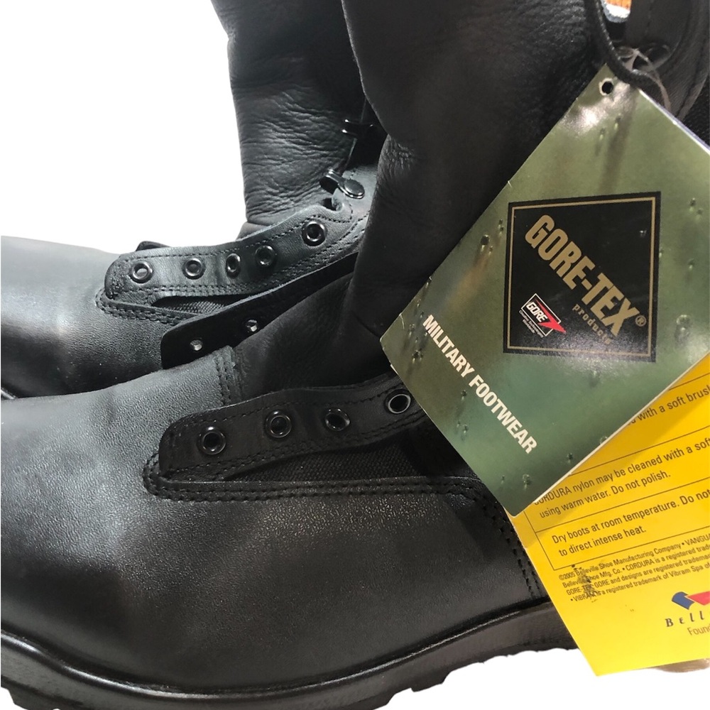 Belleville Boots Men's 15 Black Gore-Tex Combat 770V Insulated Waterproof New